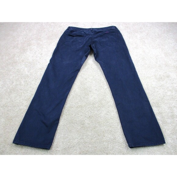 UNTUCKit Pants Mens 34 Blue Straight Fit Flat Front Chino Khaki Casual 34x31 - Picture 3 of 10